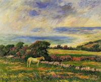 Moret, Henri - Horse in a Meadow